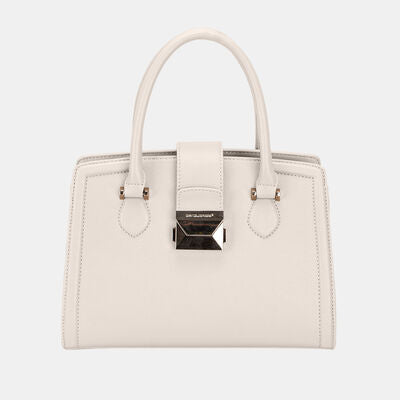 David Jones PU Leather Handbag Creamy White One Size Bags