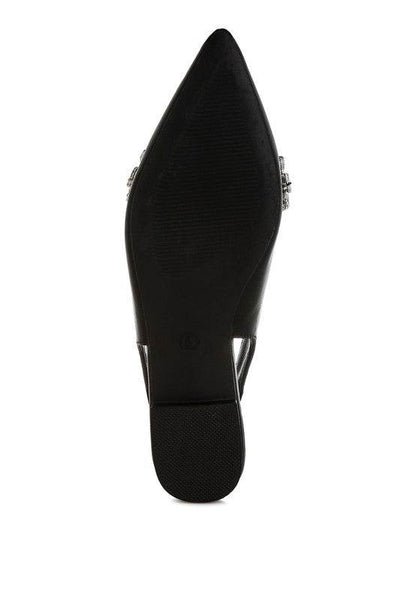Adhara Diamante Embellished Flat Sandals - Shop Style & More | Fresh Looks, Everyday Deals & Free Shipping