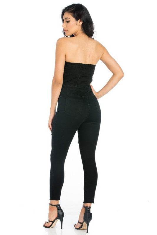 Rita Denim Jumpsuit - Shop Style & More | Fresh Looks, Everyday Deals & Free Shipping