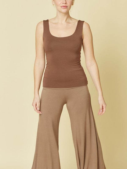 BAMBOO DOUBLE LAYERED TANK - Shop Style & More | Fresh Looks, Everyday Deals & Free Shipping