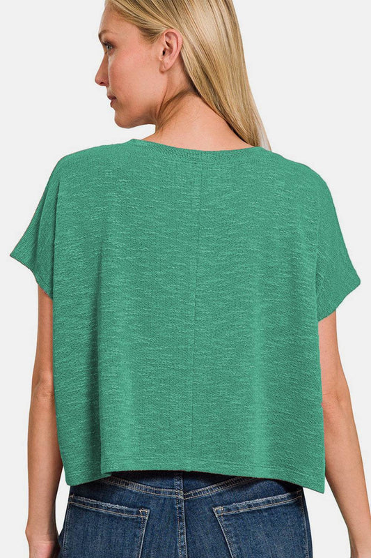 Zenana V-Neck Short Sleeve T-Shirt - Shop Style & More | Fresh Looks, Everyday Deals & Free Shipping