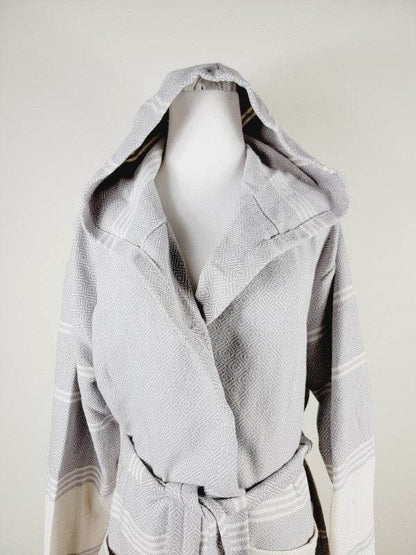 Unisex Robe, Beach or spa Robe with pockets - Gray - Shop Style & More | Fresh Looks, Everyday Deals & Free Shipping