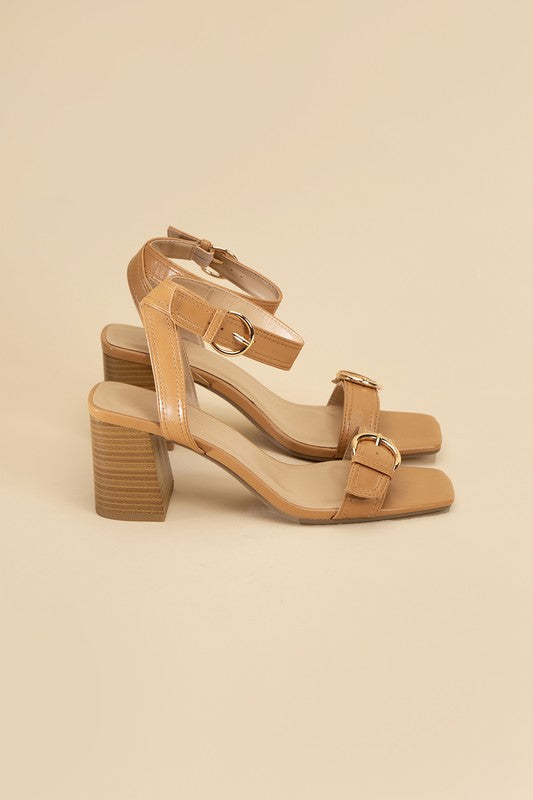 TREATY-S Buckle Sandal Heel Heels