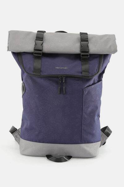 Himawari Contrast Waterproof Canvas Backpack Bag - Shop Style & More | Fresh Looks, Everyday Deals & Free Shipping