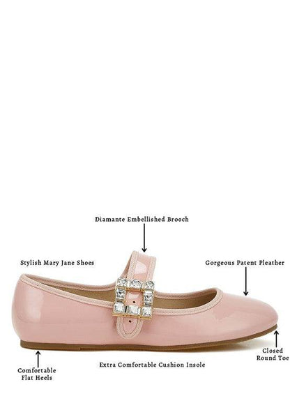 Upstage Brooch Mary Jane Ballerinas - Shop Style & More | Fresh Looks, Everyday Deals & Free Shipping