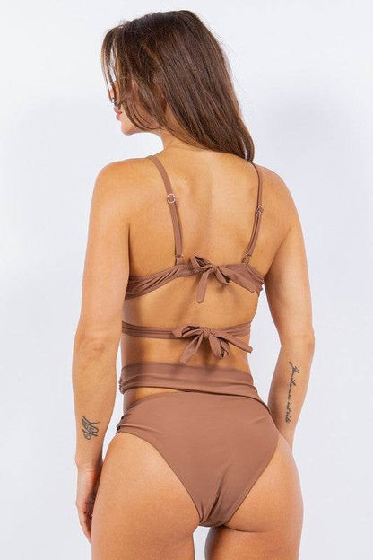 TWO PIECE WRAPPING WITH MULTI O RING BIKINI - Shop Style & More | Fresh Looks, Everyday Deals & Free Shipping
