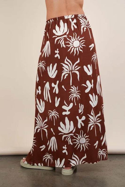 VERY J Printed Resort Midi Skirt - Shop Style & More | Fresh Looks, Everyday Deals & Free Shipping