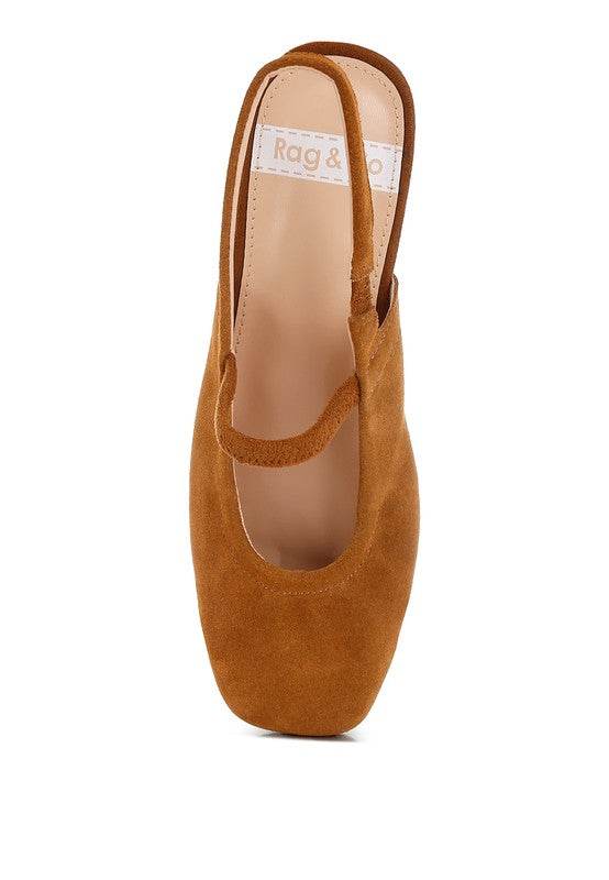 Bounzi Soft Suede Leather Slingback Sandals - Shop Style & More | Fresh Looks, Everyday Deals & Free Shipping