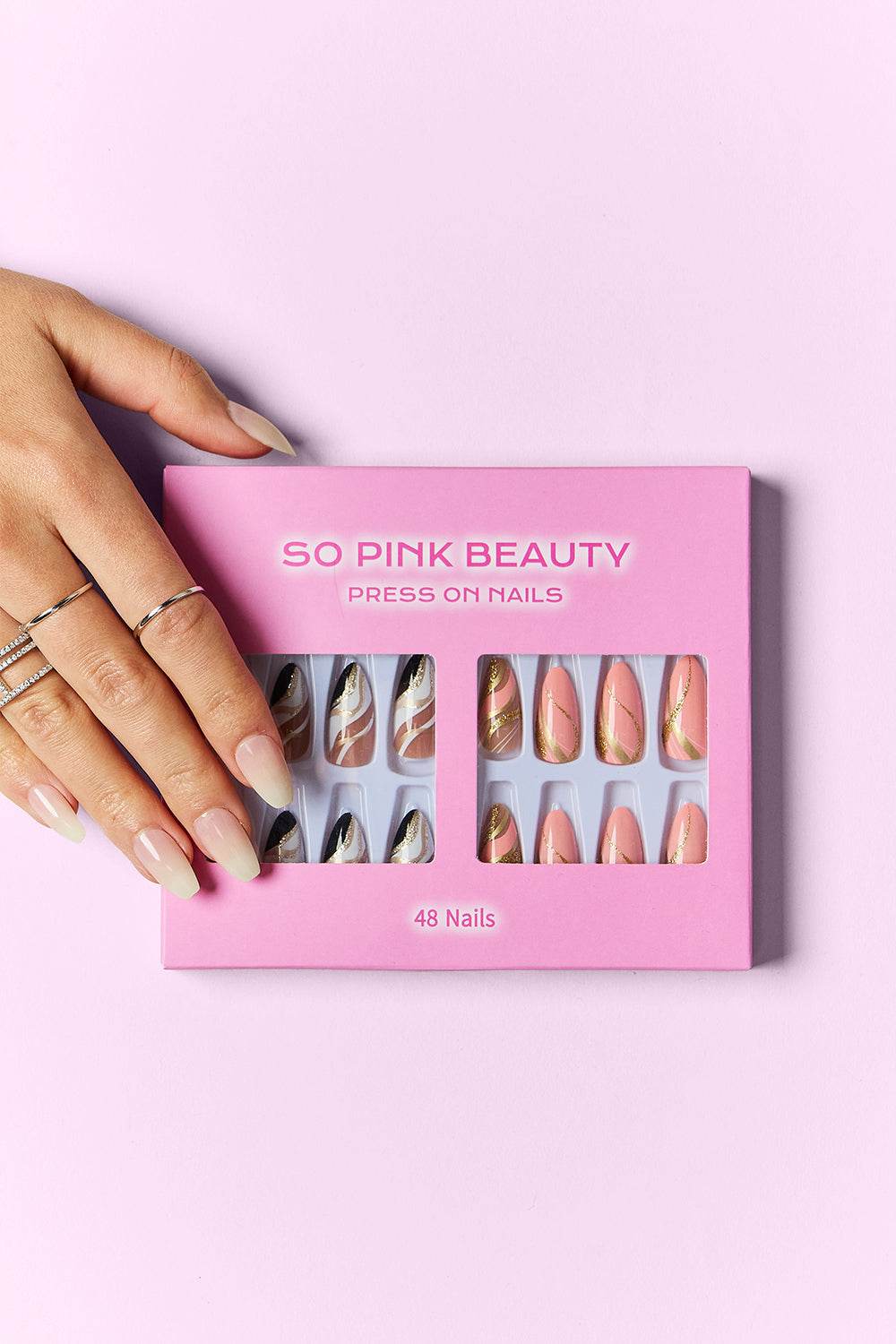 SO PINK BEAUTY Press On Nails 2 Packs - Shop Style & More | Fresh Looks, Everyday Deals & Free Shipping
