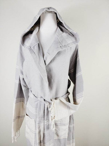 Unisex Robe, Beach or spa Robe with pockets - Gray - Shop Style & More | Fresh Looks, Everyday Deals & Free Shipping