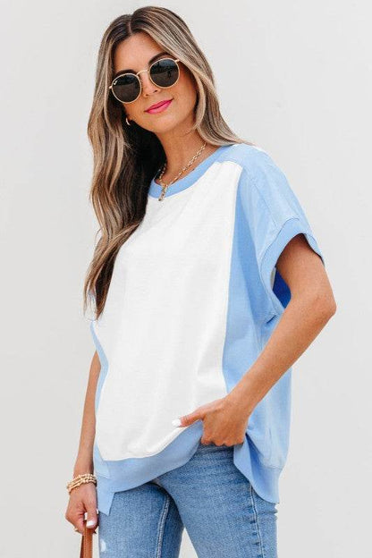 Waverly Exposed Seam Crew Neck Top - Shop Style & More | Fresh Looks, Everyday Deals & Free Shipping