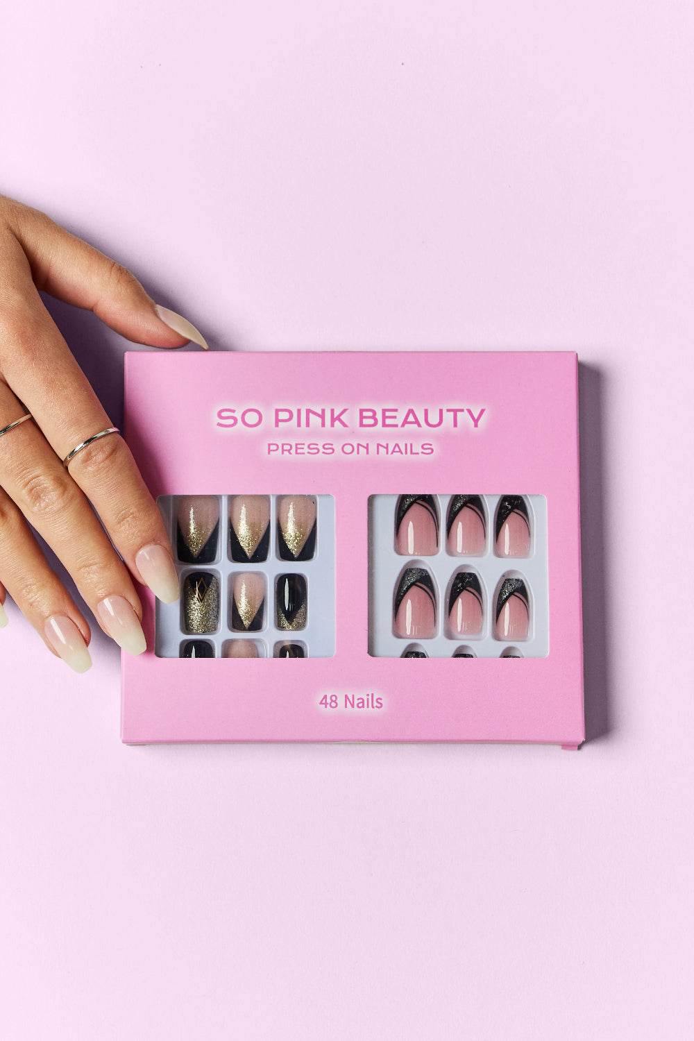 SO PINK BEAUTY Press On Nails 2 Packs - Shop Style & More | Fresh Looks, Everyday Deals & Free Shipping