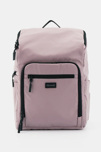 Himawari Nylon Waterproof Backpack Bag Mauve One Size Bags