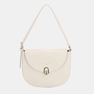 David Jones Metal Buckle Shoulder Bag Ivory One Size Bags