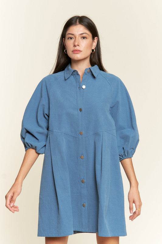 Washed denim style dress - Shop Style & More | Fresh Looks, Everyday Deals & Free Shipping