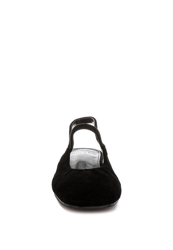 Bounzi Soft Suede Leather Slingback Sandals - Shop Style & More | Fresh Looks, Everyday Deals & Free Shipping