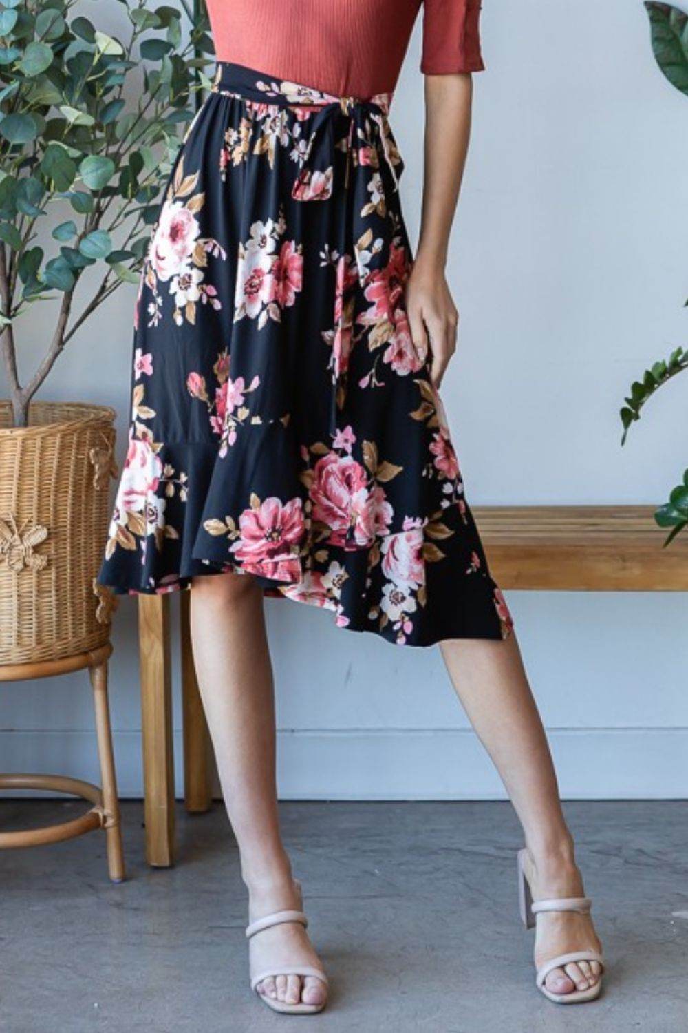 Reborn J Floral Wrap Ruffle Hem Dress - Shop Style & More | Fresh Looks, Everyday Deals & Free Shipping