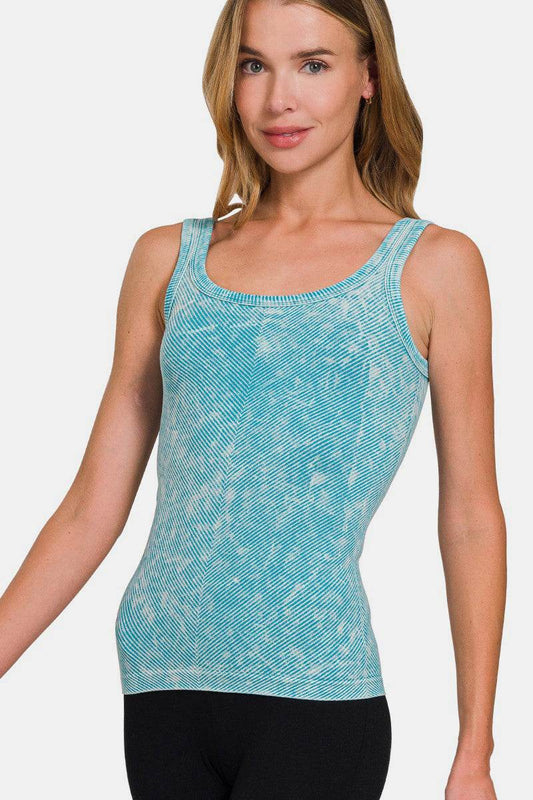 Zenana Ribbed Scoop Neck Tank - Shop Style & More | Fresh Looks, Everyday Deals & Free Shipping