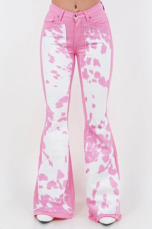 Rodeo Bell Bottom Jean Pink - Inseam 30 - Shop Style & More | Fresh Looks, Everyday Deals & Free Shipping