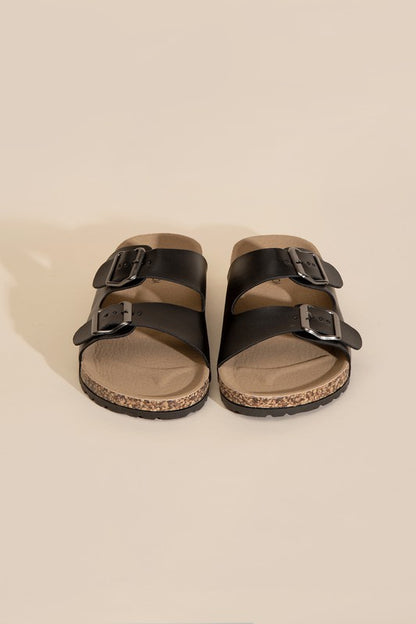 MARS-1 Buckle Strap Slides Sandals