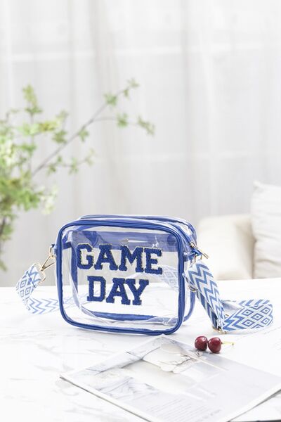 Zenana GAME DAY Stadium Approved Transparent Crossbody Bag Bags