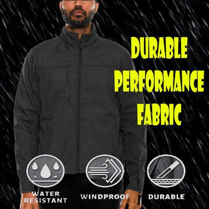 Mens Solid Soft Shell Storm Tech Jacket Coat - Shop Style & More | Fresh Looks, Everyday Deals & Free Shipping