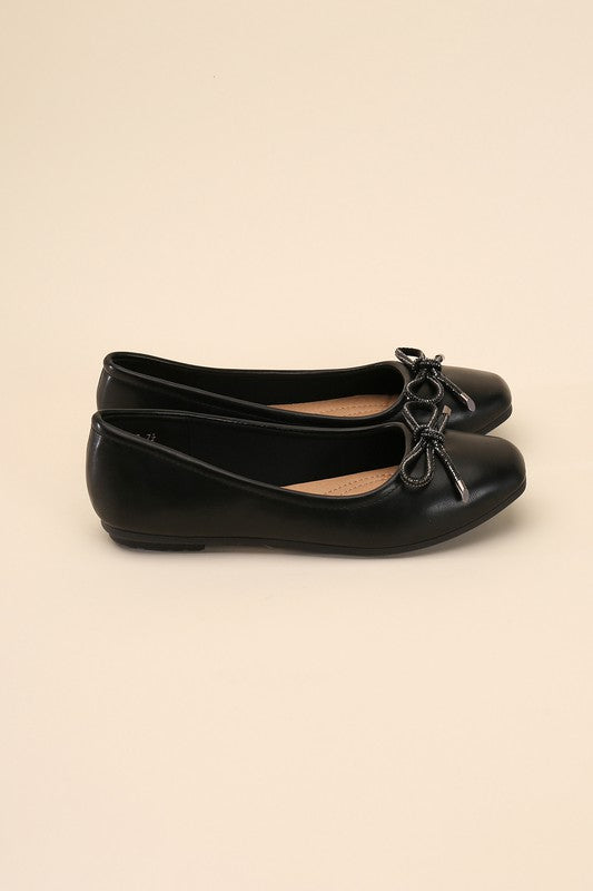 DOROTHY-77 Bow Ballet Flats Sandals