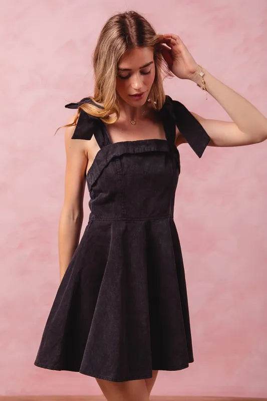 SO ME Fit and Flare Washed Gameday Dress - Shop Style & More | Fresh Looks, Everyday Deals & Free Shipping