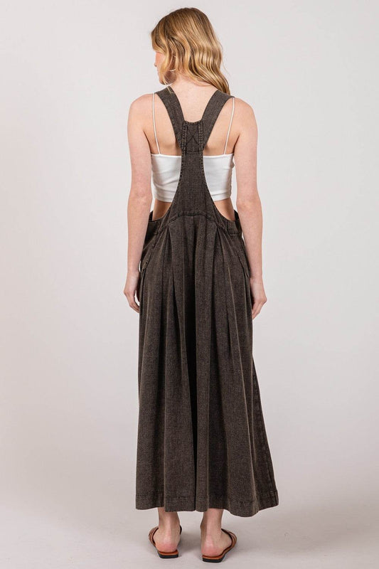 SAGE + FIG Full Size Wide Strap Wide Leg Overalls - Shop Style & More | Fresh Looks, Everyday Deals & Free Shipping