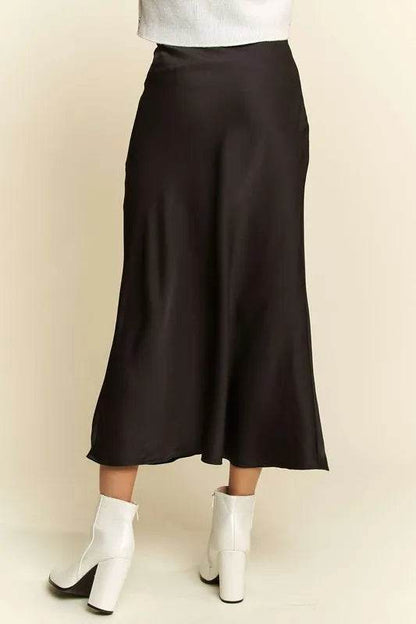 Davi & Dani High Waist Midi Skirt - Shop Style & More | Fresh Looks, Everyday Deals & Free Shipping