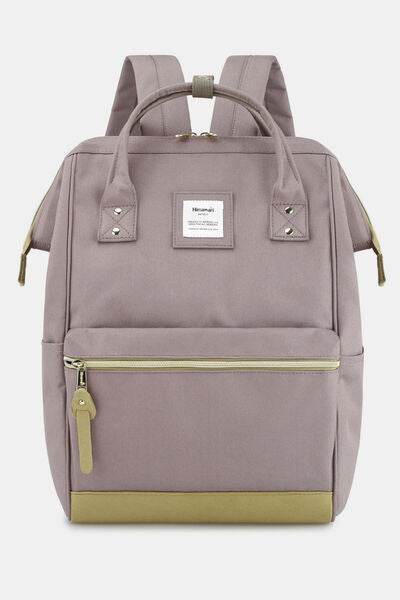 Himawari Contrast Waterproof Canvas Backpack Bag with Side Pockets - Shop Style & More | Fresh Looks, Everyday Deals & Free Shipping