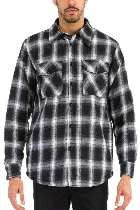 Mens Quilted Padded Flannel - Shop Style & More | Fresh Looks, Everyday Deals & Free Shipping