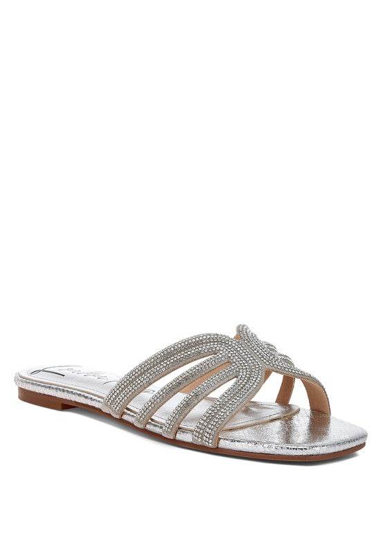 Dindy Rhinestone Cut Out Flats - Shop Style & More | Fresh Looks, Everyday Deals & Free Shipping