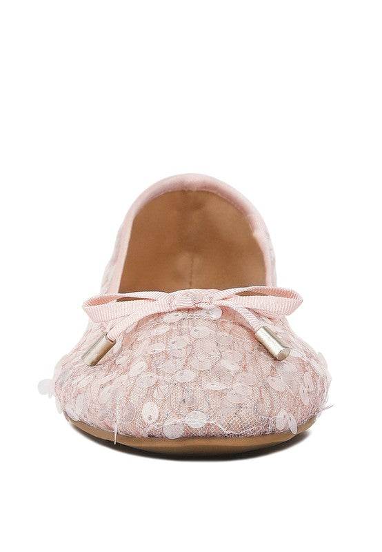 Lysander Sequin Embellished Sheer Ballet Flats - Shop Style & More | Fresh Looks, Everyday Deals & Free Shipping