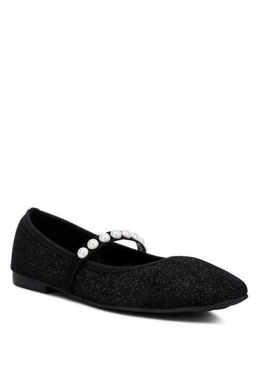 Sassie Pearl Embellished Ballerina Flats - Shop Style & More | Fresh Looks, Everyday Deals & Free Shipping