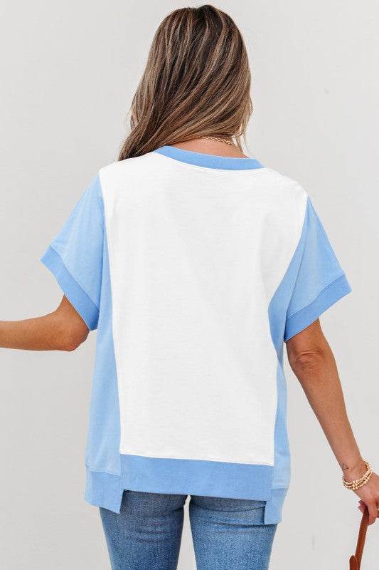 Waverly Exposed Seam Crew Neck Top - Shop Style & More | Fresh Looks, Everyday Deals & Free Shipping
