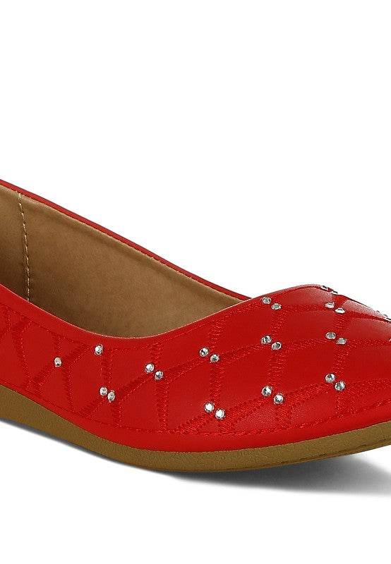 Gia Rhinestone Embellished Women's Ballerinas - Shop Style & More | Fresh Looks, Everyday Deals & Free Shipping