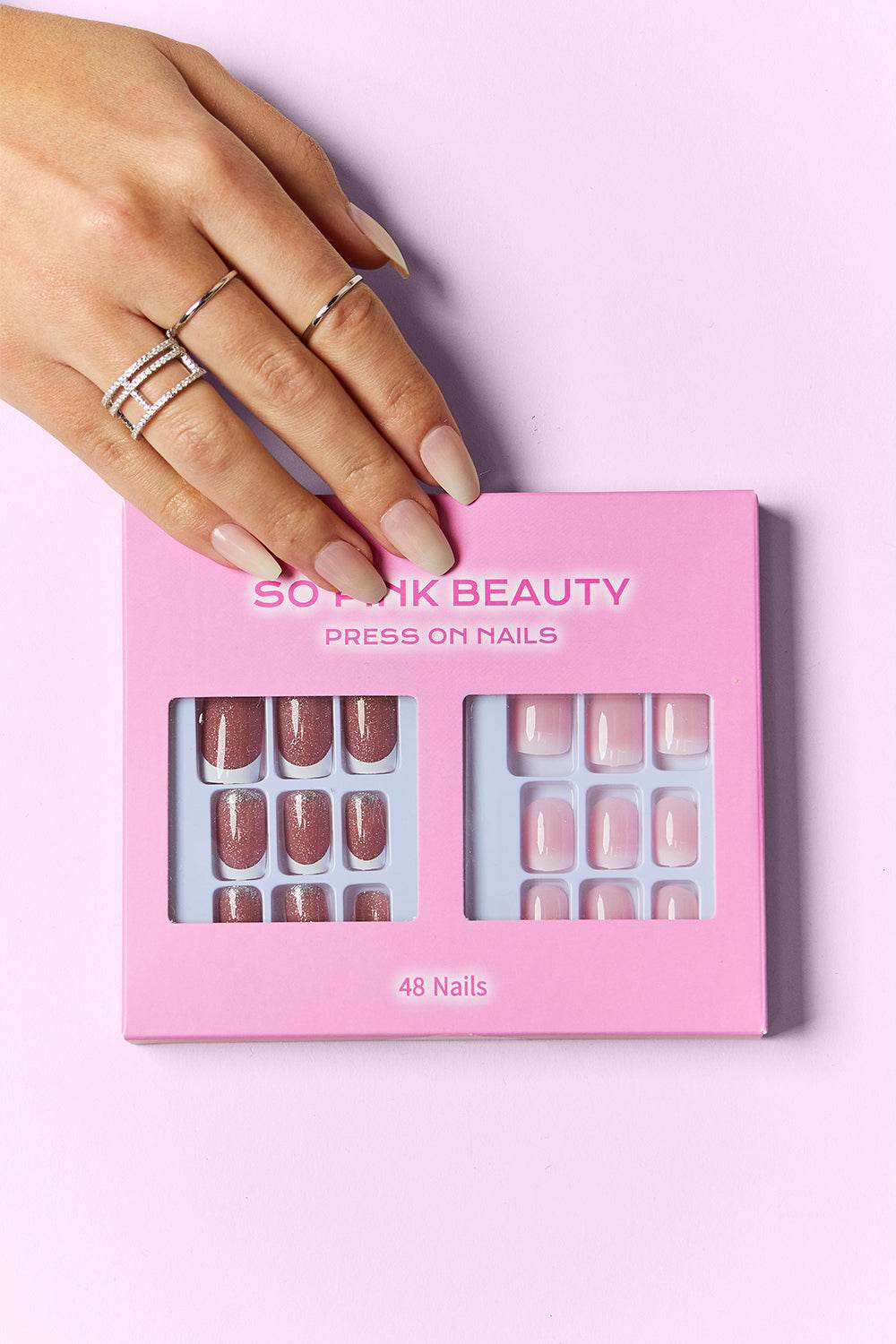 SO PINK BEAUTY Press On Nails 2 Packs - Shop Style & More | Fresh Looks, Everyday Deals & Free Shipping