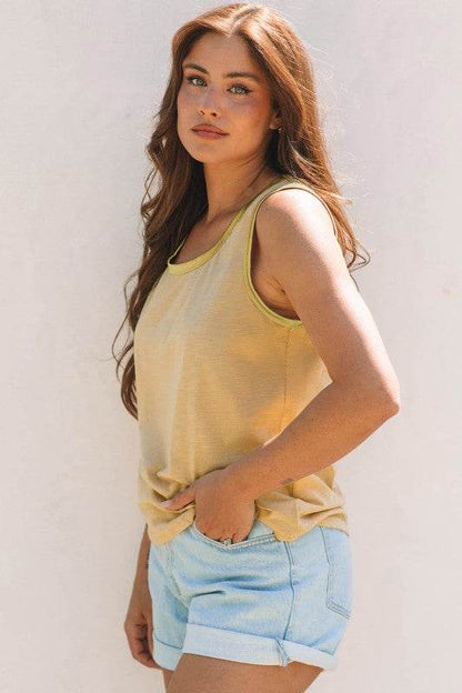 Skyla Metallic Sheen Tank Top - Shop Style & More | Fresh Looks, Everyday Deals & Free Shipping