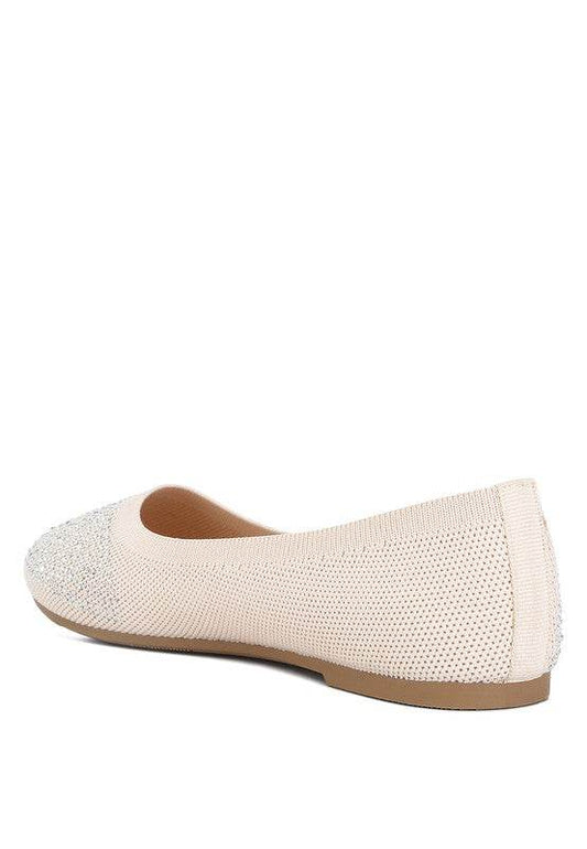 Splash Rhinestones Embellished Ballet Flats - Shop Style & More | Fresh Looks, Everyday Deals & Free Shipping