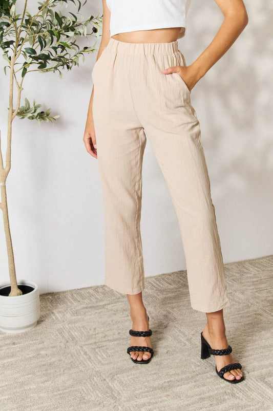 Shiny Pull-On Pants with Pockets - Shop Style & More | Fresh Looks, Everyday Deals & Free Shipping