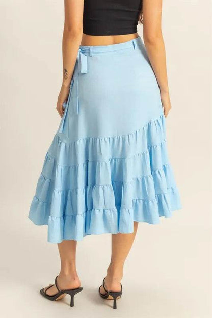 HYFVE Ruffled Tiered High Waist Skirt - Shop Style & More | Fresh Looks, Everyday Deals & Free Shipping