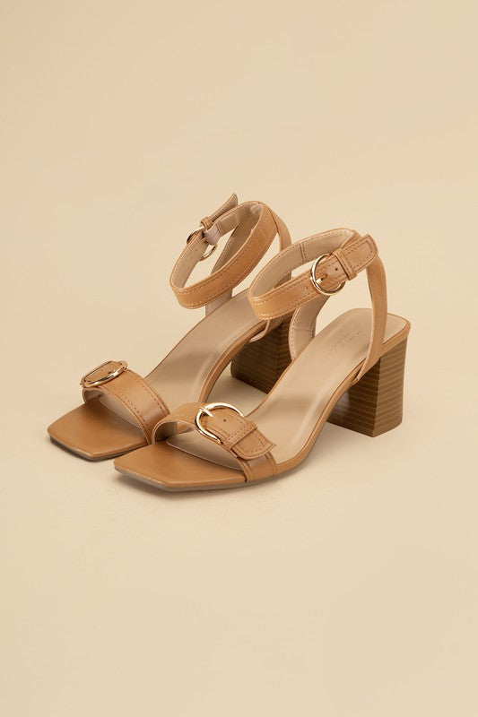 TREATY-S Buckle Sandal Heel Heels