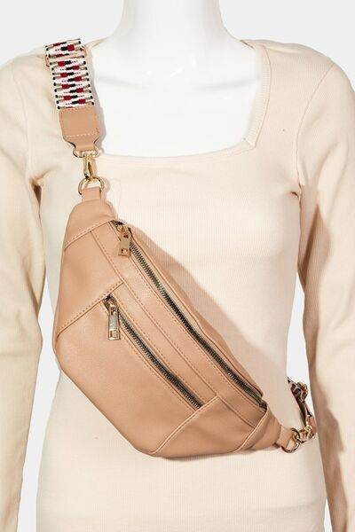 Fame PU Leather Crossbody Bag with Removable Strap - Shop Style & More | Fresh Looks, Everyday Deals & Free Shipping