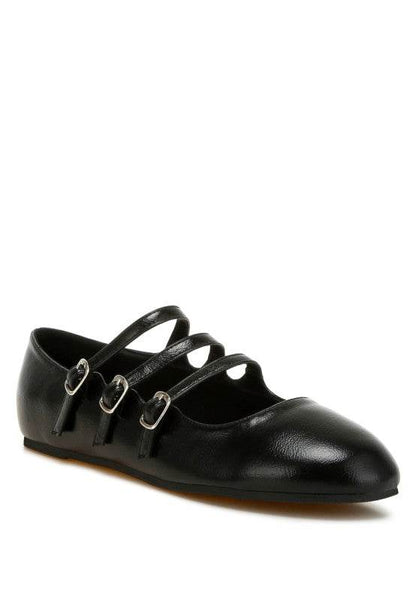 Macarina Triple Strap Mary Jane Ballerinas - Shop Style & More | Fresh Looks, Everyday Deals & Free Shipping