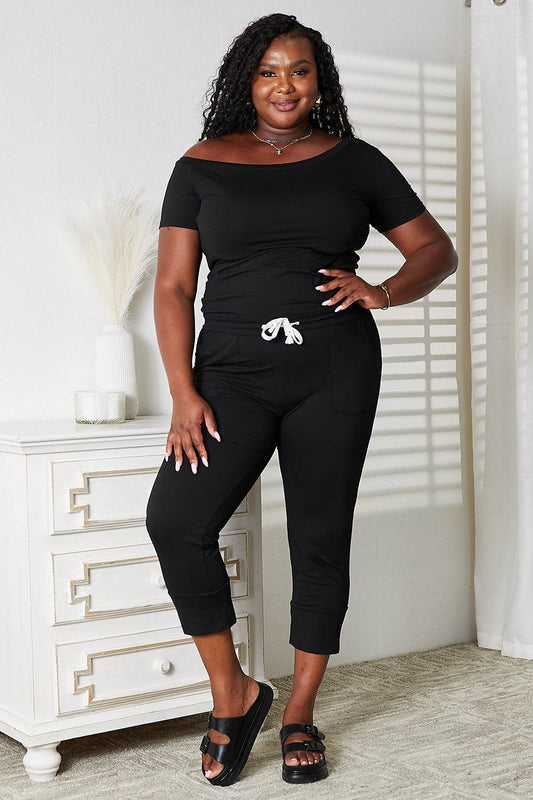Double Take Asymmetrical Neck Tied Jumpsuit with Pockets - Shop Style & More | Fresh Looks, Everyday Deals & Free Shipping