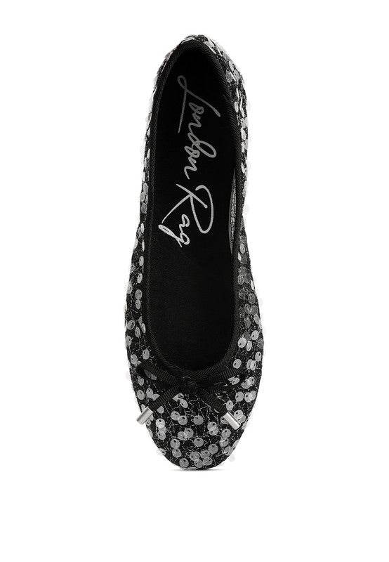 Lysander Sequin Embellished Sheer Ballet Flats - Shop Style & More | Fresh Looks, Everyday Deals & Free Shipping