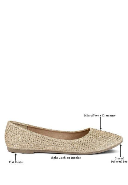 Denki Studded Ballerina Flats - Shop Style & More | Fresh Looks, Everyday Deals & Free Shipping