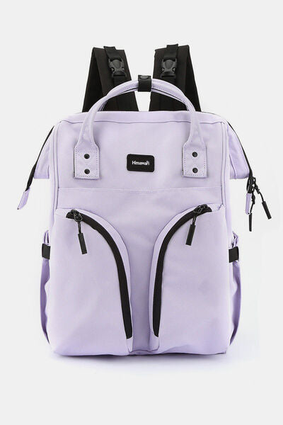 Himawari Waterproof Backpack Bag with Multilayer Pockets Lavender One Size Bags