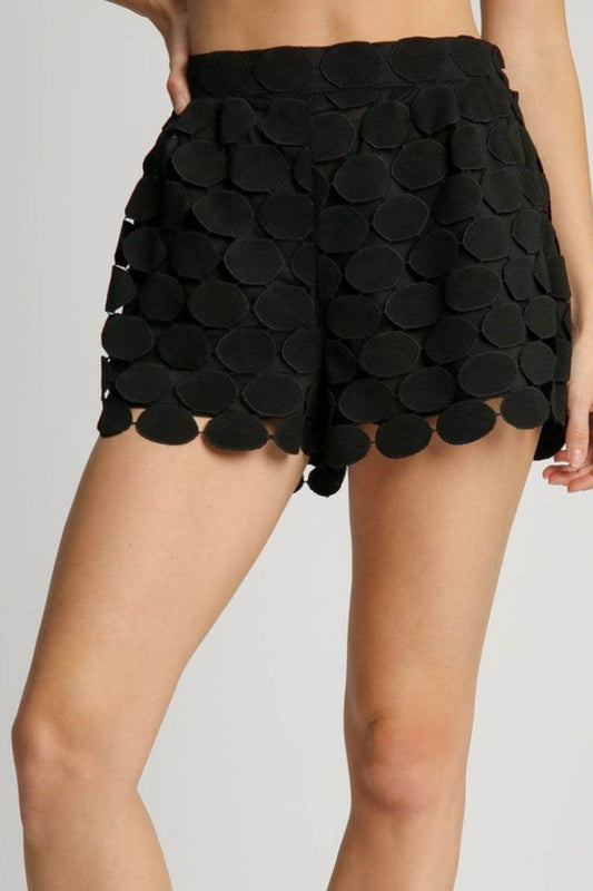 Umgee Full Size Polka Dot Lace Shorts Plus Size - Shop Style & More | Fresh Looks, Everyday Deals & Free Shipping